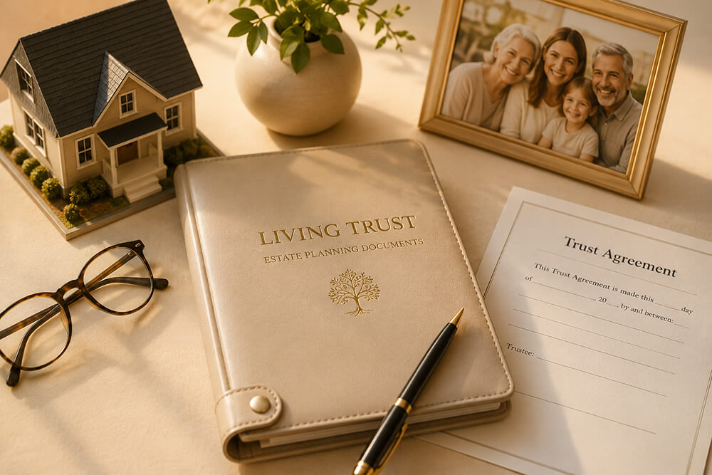 Nevada Living Trust estate planning documents and Trust Agreement